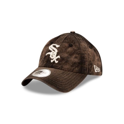 Sapca New Era Chicago White Sox MLB Hand Brush Wash Casual Classic Adjustable - Negrii